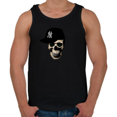 PRINTFASHION rapper skull - Férfi atléta - Fekete