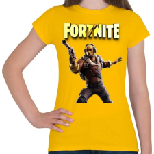 PRINTFASHION Raptor Fortnite - Női póló - Sárga női póló