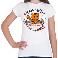 PRINTFASHION Rar-men - Női póló - Fehér