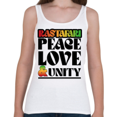 PRINTFASHION Rastafari - Női atléta - Fehér