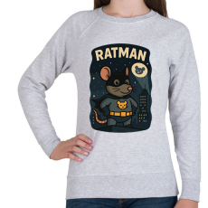 PRINTFASHION Ratman - Női pulóver - Sport szürke