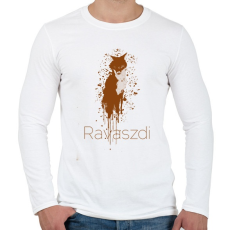 PRINTFASHION ravaszdi - Férfi hosszú ujjú póló - Fehér