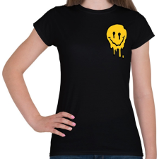 PRINTFASHION Rave Smile - Női póló - Fekete női póló