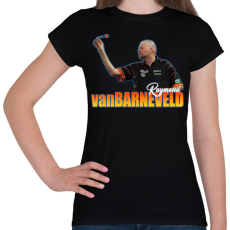 PRINTFASHION Raymond van Barneveld - Női póló - Fekete
