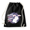PRINTFASHION Rázd a popód! - Sportzsák, Tornazsák - Fekete