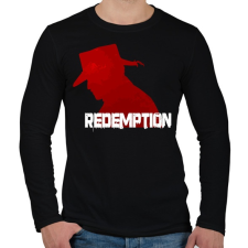 PRINTFASHION Read Dead Redemption - Férfi hosszú ujjú póló - Fekete férfi póló