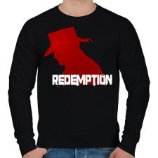 PRINTFASHION Read Dead Redemption - Férfi pulóver - Fekete férfi pulóver, kardigán