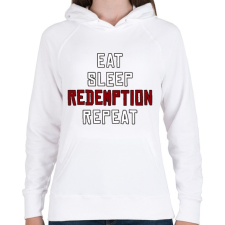 PRINTFASHION Read Dead Redemption  - Női kapucnis pulóver - Fehér női pulóver, kardigán