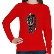 PRINTFASHION Real Brotherhood - Női pulóver - Piros