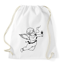 PRINTFASHION Real Cupido - Sportzsák, Tornazsák - Fehér tornazsák