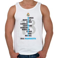 PRINTFASHION Real madrid - Férfi atléta - Fehér