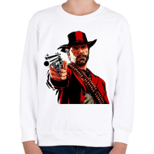 PRINTFASHION red dead redemption 2 - Gyerek pulóver - Fehér gyerek pulóver, kardigán