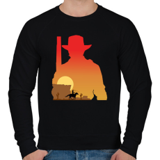 PRINTFASHION Red dead redemption - Férfi pulóver - Fekete