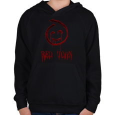 PRINTFASHION red john - Gyerek kapucnis pulóver - Fekete