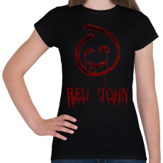 PRINTFASHION red john - Női póló - Fekete