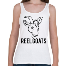 PRINTFASHION Reel Goats - Női atléta - Fehér női trikó