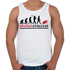 PRINTFASHION Régész evolúció - Férfi atléta - Fehér