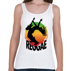 PRINTFASHION Reggae gitáros - Női atléta - Fehér