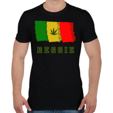 PRINTFASHION reggie - Férfi póló - Fekete