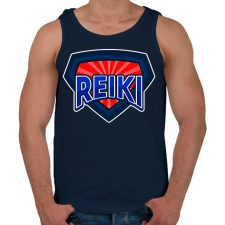 PRINTFASHION REIKI - Férfi atléta - Sötétkék atléta, trikó