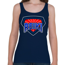 PRINTFASHION REIKI - Női atléta - Sötétkék női trikó