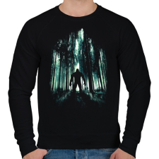 PRINTFASHION Rejtélyes alak - Férfi pulóver - Fekete férfi pulóver, kardigán