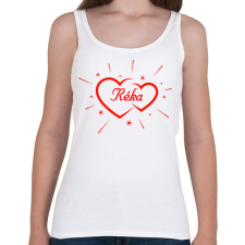 PRINTFASHION Réka - Női atléta - Fehér női trikó