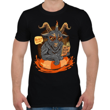 PRINTFASHION Relax a pokolban - Férfi póló - Fekete férfi póló