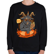 PRINTFASHION Relax a pokolban - Gyerek pulóver - Fekete gyerek pulóver, kardigán