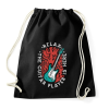PRINTFASHION Relax - itt van a gitáros - Sportzsák, Tornazsák - Fekete