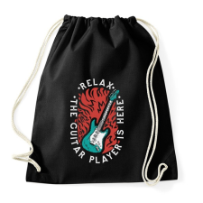 PRINTFASHION Relax - itt van a gitáros - Sportzsák, Tornazsák - Fekete tornazsák