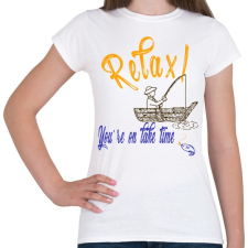 PRINTFASHION RELAX - Női póló - Fehér női póló