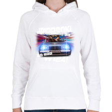 PRINTFASHION relax w124 - Női kapucnis pulóver - Fehér női pulóver, kardigán