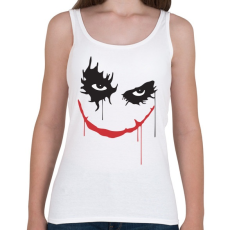 PRINTFASHION Rémisztő joker mosoly - Női atléta - Fehér