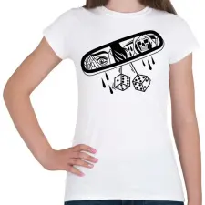 PRINTFASHION Rémület - Női póló - Fehér női póló