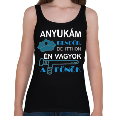 PRINTFASHION rendőr_10 - Női atléta - Fekete