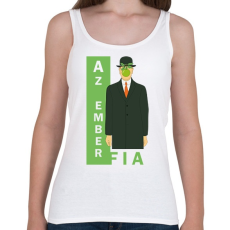 PRINTFASHION René Magritte - Az ember fia - Női atléta - Fehér