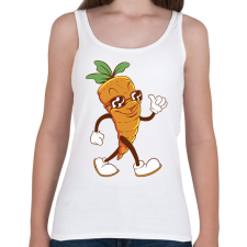 PRINTFASHION Répa - Női atléta - Fehér női trikó