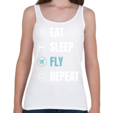 PRINTFASHION Repülés - Női atléta - Fehér