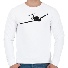 PRINTFASHION Repülő - Férfi pulóver - Fehér férfi pulóver, kardigán