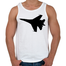 PRINTFASHION Repülő gép  - Férfi atléta - Fehér atléta, trikó
