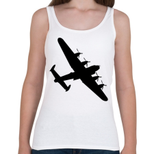 PRINTFASHION Repülő gép  - Női atléta - Fehér női trikó