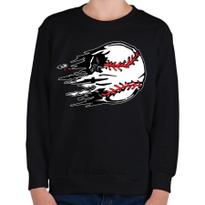 PRINTFASHION Repülő labda - Gyerek pulóver - Fekete gyerek pulóver, kardigán