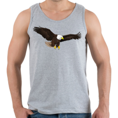 PRINTFASHION Repülő sas - Férfi atléta - Sport szürke