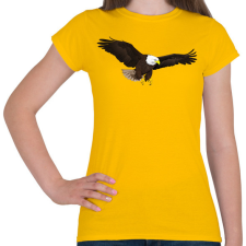 PRINTFASHION Repülő sas - Női póló - Sárga női póló