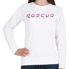 PRINTFASHION Rescue - Női pulóver - Fehér női pulóver, kardigán