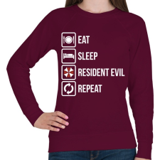 PRINTFASHION Resident Evil - Női pulóver - Bordó női pulóver, kardigán