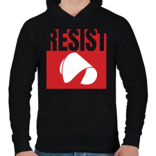 PRINTFASHION Resist - The Handmaid's Tale - Férfi kapucnis pulóver - Fekete férfi pulóver, kardigán
