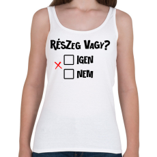 PRINTFASHION Részeg vagy? - fekete - Női atléta - Fehér