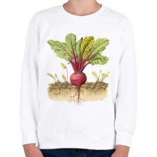 PRINTFASHION Retek - Gyerek pulóver - Fehér gyerek pulóver, kardigán